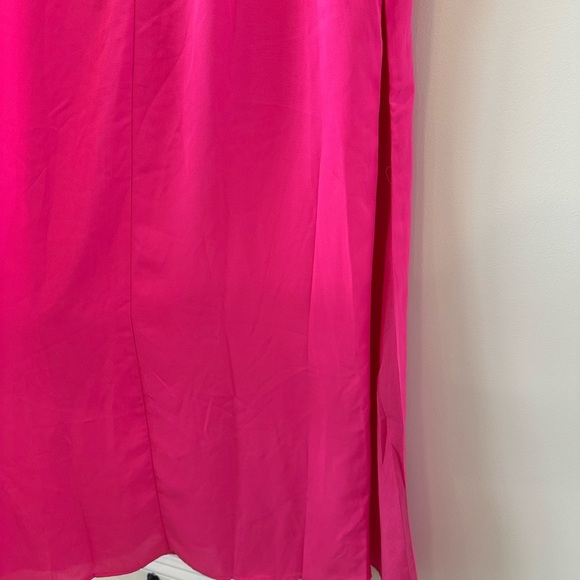Revolve Superdown Addison Maxi Dress Spaghetti Strap Hot Pink Wedding Guest - Picture 7 of 11